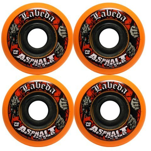 LABEDA Wheels - Pattini in linea da hockey su ghiaccio, 76 mm