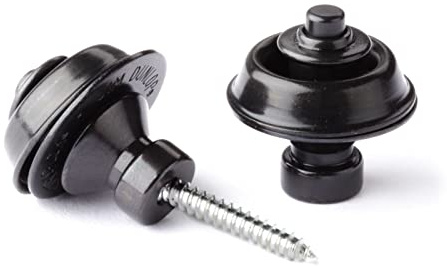 Dunlop Straplok® Traditional Strap Retainer System, Black
