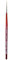 da Vinci Watercolor Serie 1280 Größe 3/0 - CosmoTop Spin Medium Nadelschärfe Liner - Professionelle Qualität Multi-Durchmesser Synthetikfasern - Hält mehr Wasser als alle anderen synthetischen Synthetikfasern