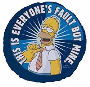UNITED LABELS Simpson Cuscino Fault Rotondo 40cm. 807656