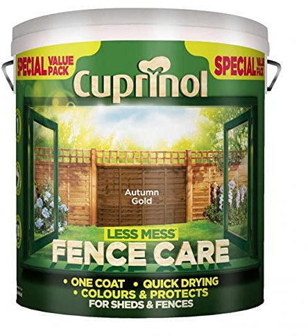 Cuprinol 5L Plus 20 Percent Timber Care Autumn Gold