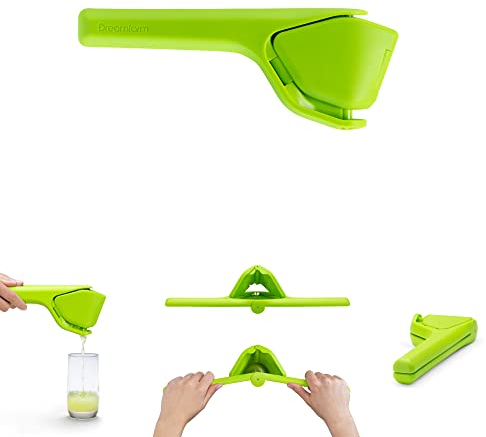 Dreamfarm Presse-agrumes manuel facile à presser qui se plie | Presse-citron avec pivot latéral qui augmente l'effet de levier | Citron vert