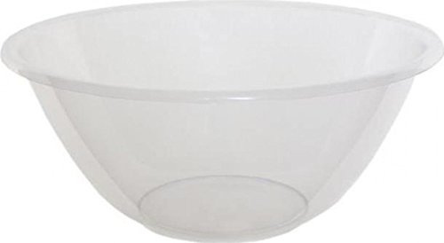 Whitefurze H03L020 Plastic 4L Mixing Bowl 10''/25.5cm, Natural