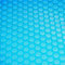 Pool-Abdeckung Wärmeplane Abdeckplane Solarplane Solarabdeckung, Stärke: 200 µm - rund 4,57m blau