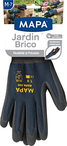 Mapa - Gants de jardinage adhérence et flexibilité (lot de 3 paires) - Grip extrême - Taille 7/M