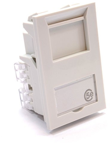 kenable Floor Box Keystone Cat5e Low Profile Network 6C Module 38 x 25mm