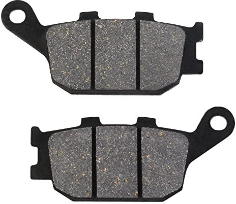 AHL Motocicleta Pastillas de Freno Trasero para Yamaha FZ6/FZ6 Fazer S2 2007-2009/MT-07 Non ABS (689cc/2 Cyl) 2014-2016/Tracer 700 (MTT 690) 2016-2021/XSR 900 ABS (MTM 850) 2016-2018 (Semi metal)