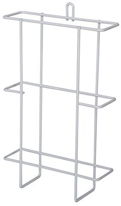 Hygienebeutelspender weiß Metall - für Papiertüten