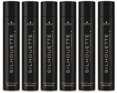 Schwarzkopf 6x Silhouette Super Hold Haarspray je 500 ml = 3000 ml