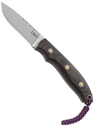 CRKT Columbia River Knife & Tool Hunt'N fiskkniv med fast blad, brun