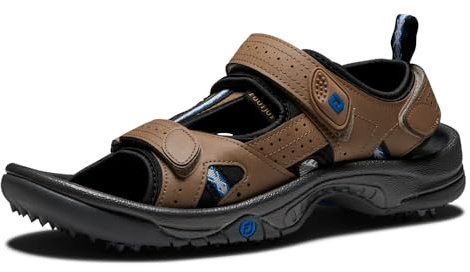 FootJoy Men's FootJoy Men's Golf Sandals Beige 10 M Athletic Shoe, Dark Taupe, 10 M US