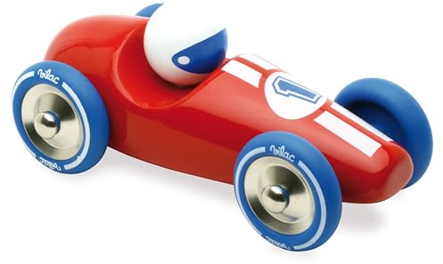 Vilac - Voiture de Course GM Rouge - Jouet Premier Âge - Enfants 18 Mois+
