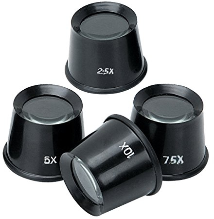 4 Uhrmacherlupen/Uhrmacher-Okulare S1 Deluxe© PRESTIGE