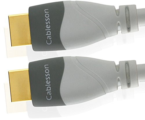 Cablesson Mackuna 1.5m High Speed HDMI Cable (HDMI Type A, HDMI 2.1/2.0b/2.0a/2.0/1.4) - 4K, 3D, UHD, ARC, Full HD, Ultra HD, 2160p, HDR - for PS4, Xbox One, Wii, Sky Q, LCD, LED, UHD, 4k TVs - White