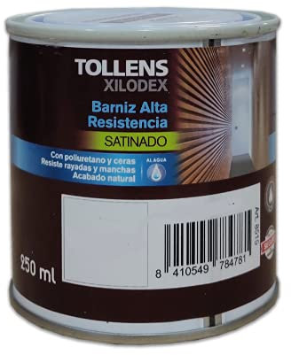 BARNIZ ALTA RESISTENCIA AL AGUA SATINADO INCOLORO 250ML
