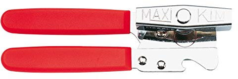 Nogent*** 04040G Maxi Kim Dosenöffner, Edelstahl, Griff aus Kunststoff, Rot