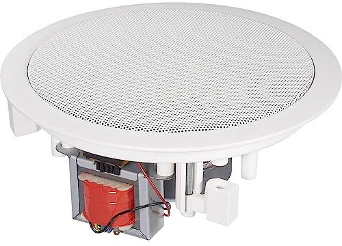 Renkforce CL-130RT ELA altoparlante da incasso 45 W 100 V Bianco 1 pezzo.