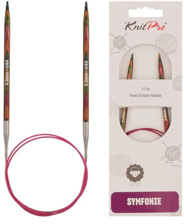 KnitPro Symfonie Fixed Circular Needles 32 (80cm) | 5.00mm