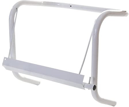 VERDELOOK Portarotolo a Parete, 39x42 cm, Bianco, Industriale casa a Muro