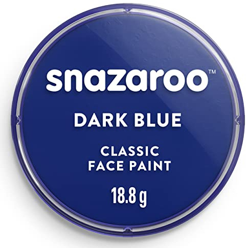 Snazaroo Halloween Classic Face and Body Paint, Blue Colour, Water Based, Easily Washable, SFX Makeup