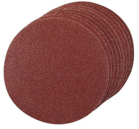 Silverline 689244 Lot de 10 Disques abrasifs auto-agrippant 125 mm Grains assortis