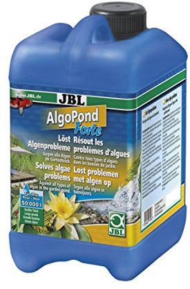 JBL Algo Pond Forte 27407 Wasseraufbereiter gegen alle Algen im Gartenteich, 2,5 L