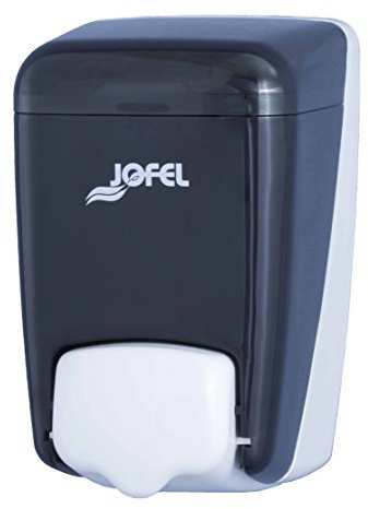 Jofel AC84000 Soap Dispenser, Refillable, Charcoal Colour, 0.4 L