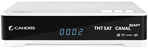 CAHORS Teox Récepteur Satellite HD 12 V + Carte TNTSAT Blanc