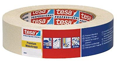 Tesa 04306-00064-02 tesakrepp 4306 Premium Malerband 50 m:50 mm
