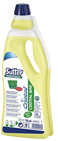Sutter Professional Cristal Bar Detergente Brillantante per Lavastoviglie Professionali, 750 ml