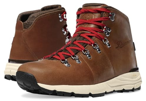 Danner Mountain 600 Waterproof Hiking Boots for Men - Lightweight, Durable Upper, Breathable Lining, Triple-Density Footbed & Vibram Traction Outsole, Saddle Tan - 11.5 D