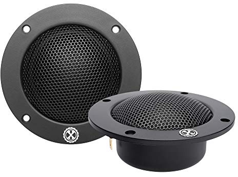 PowerBass 2XL-3M 100 W Max 3 4-Ohm Stereo Car Audio Softdome Midrange Tweeters