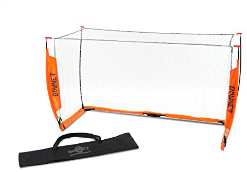Bownet Portable Soccer Goal – Folding Pop Up Soccer Goal Net for Backyard Training & Practice, Durable Steel Frame, Easy Setup, Carry Bag Included, 3x5 Feet