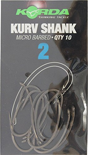 Korda Curve Shank Carp Hook, Size: 2