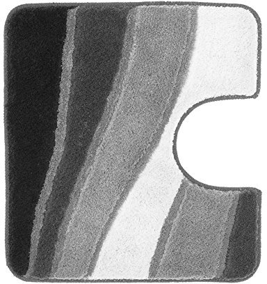 Meusch 2322905130 WC-Vorleger Ocean, 55 x 50 cm, schiefer