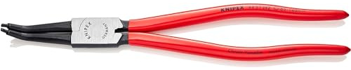 KNIPEX Pinza per anelli di sicurezza per anelli di sicurezza interni a fori angolazione a 45° rivestiti in resina, 44 31 J42