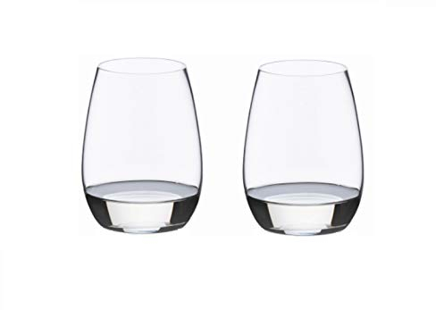 RIEDEL The O Wine Tumbler Destillate/Brände/Edelbrände,2er Set,Klares Kristallglas,mech. gefertigt