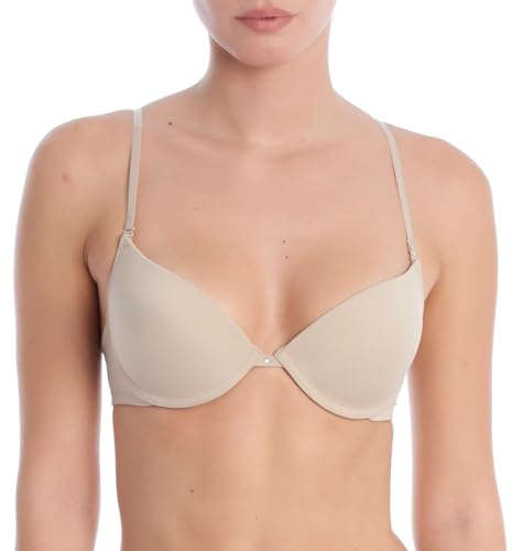 Selene, Sujetador Escotado para Mujer, con Aros y Copas Doble Push-Up, Tirantes Multi-Posición, Colección Natalia