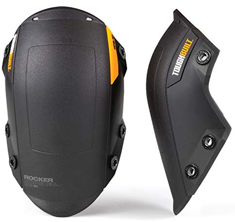 ToughBuilt – Rocker SnapShell™ Knee Pad Attachment, Interchangeable Shell GelFit Knee Pads Rocker Design Smooth Mobility, Impact-Resistant Construction, Heavy-Duty Jobsite Protection (TB-KPS-01)