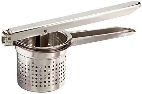 Winco Round Potato Ricer, 4-Inch, Medium