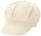 Kuyou Winter Gatsby Newsboy Barett Cap Schirmmütze Kappe Hut (Beige)