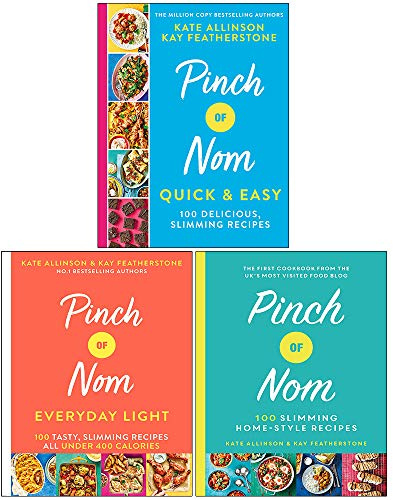 Pinch of Nom Collection 3 Books Set By Kay Featherstone & Kate Allinson (Pinch of Nom Quick & Easy, Pinch of Nom Everyday Light, Pinch of Nom)