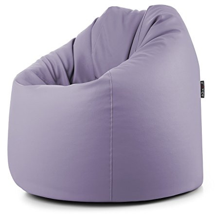 extroitaly POUF mod.TERA (LILLA) POLTRONA MORBIDO FINTA PELLE 78x78 H.93 cm SFODERABILE RIEMPITA CON SFERE DI POLISTIROLO ADATTABILE AD OGNI SEDUTA