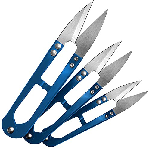 3 x tagliafili/separatore di cuciture/taglia filo in blu.