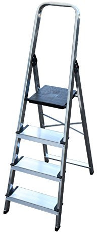 Arcama EA04 Escalera domestica, Gris Plata, 12 cm