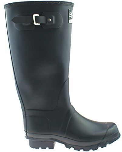 Woodland counTRY Wide Fit unisex spänne Wellington stövlar grön