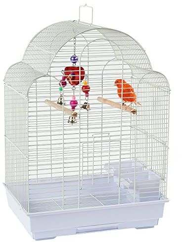 WUNDAPETS NEW IRIS DY700A BUDGIE CANARY FINCH CAGE WHITE