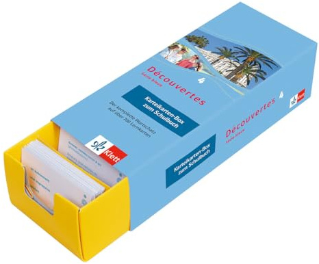 Découvertes Série Bleue 4 - Vokabel-Lernbox zum Schulbuch: Französisch passend zum Lehrwerk üben (Découvertes. Série bleue (ab Klasse 7). Ausgabe ab 2012)