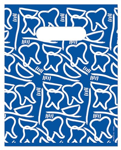 Practicon 11096124 Lot de 100 trousses dentaires pour patients 20,3 x 25,4 cm