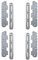 Bed Connecting Fitting Brackets - 1 Complete Set